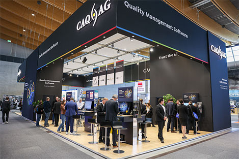 CAQ AG`s booth at the trade fair Control