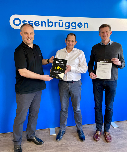 Marco Daum (Head of Special Operations, CAQ AG), André Kroll (Management Board, QMB) , Stefan Hüners (Management Board, QMB, Head of IT)