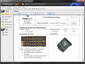  Product-accompanying documents such as specific test reports, packaging instructions, operating instructions, or inspection orders
