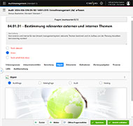 Browserbasierte Beantwortung von Auditfragen