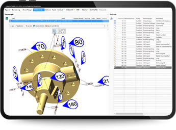 CAD inspection planning software