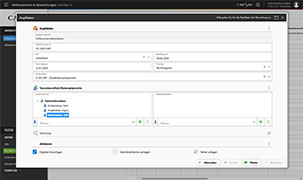 Einfache Anlage von Abweichungen mittels Assistent