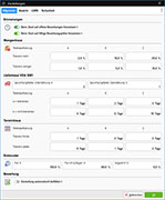 Hinterlegte und anpassbare Vorgabewerte in SRM.Net