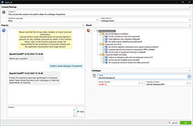 AI Assistant in the audit management software