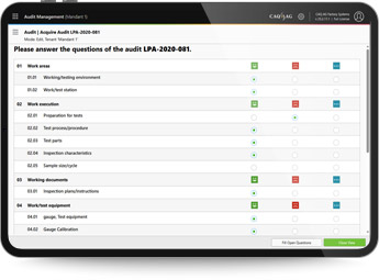 Layered Process Audit in QAM.Net