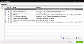 APQP Workflow Documents