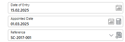 Individualize input fields in CAQ.Net